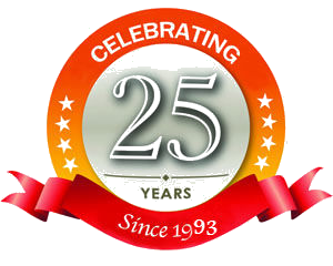 Celebrating 25 years, since 1993