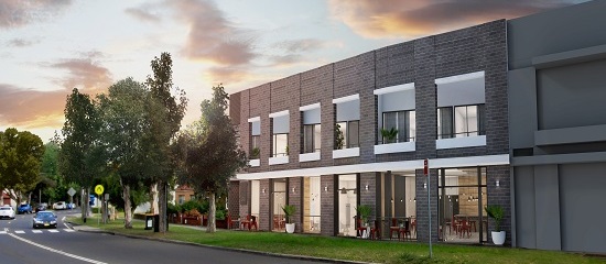 Mixed residential and commercial building, Botany
